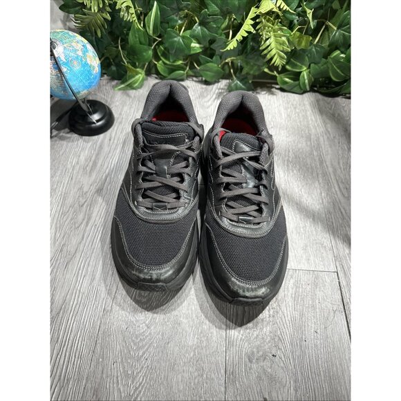 Hoka One Bondi L Men’s Size 11.5 Black Leather/mesh 1110538 BRVN Running Shoes main image 8